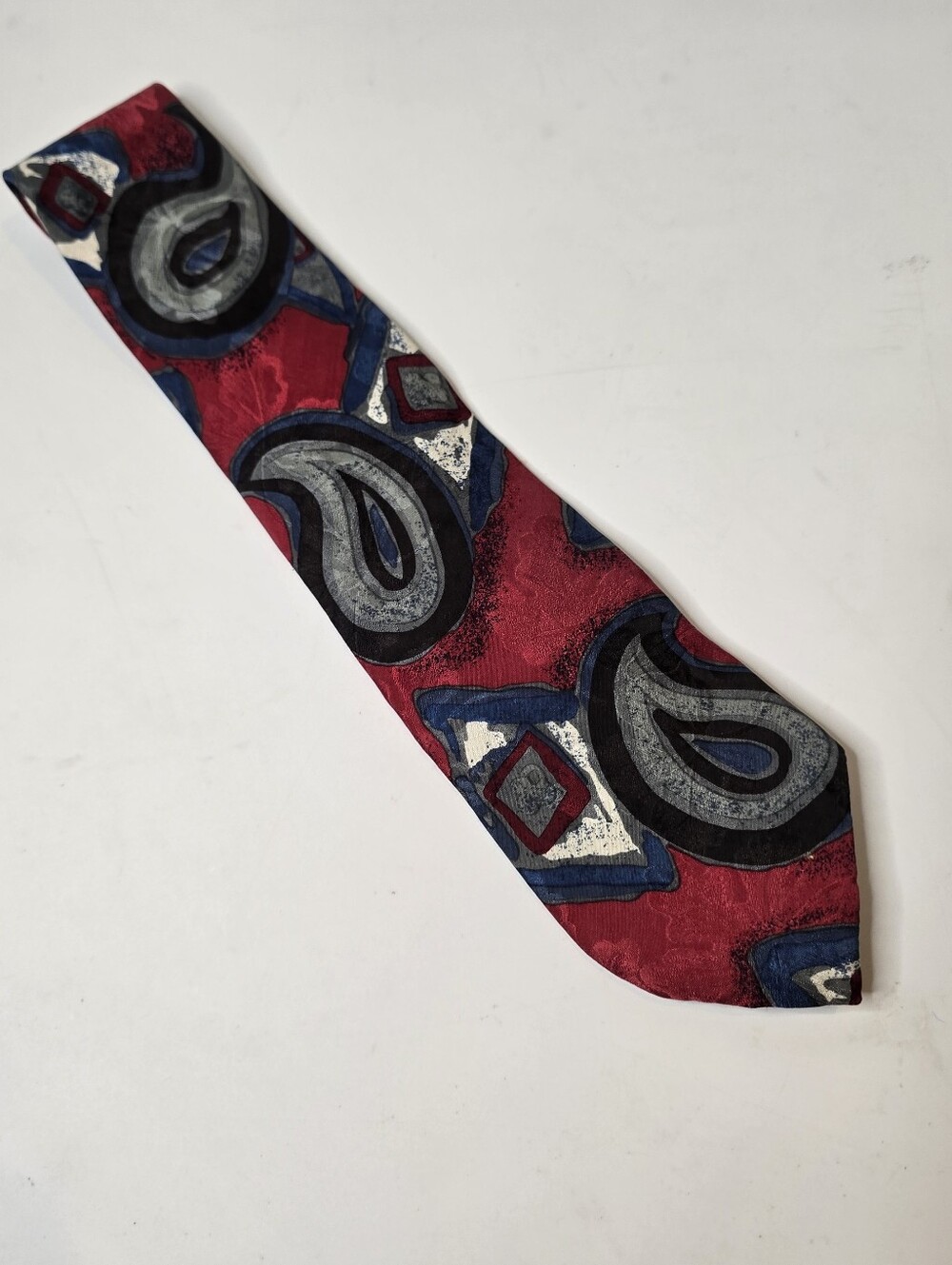 Vintage Oscar De La Renta Neckwear Silk Paisley Tie